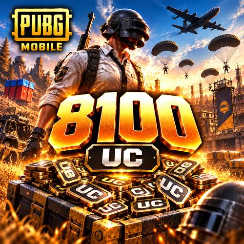Pubg Mobile 8100 UC (TR-Global) - ( Sürpriz Paket )
